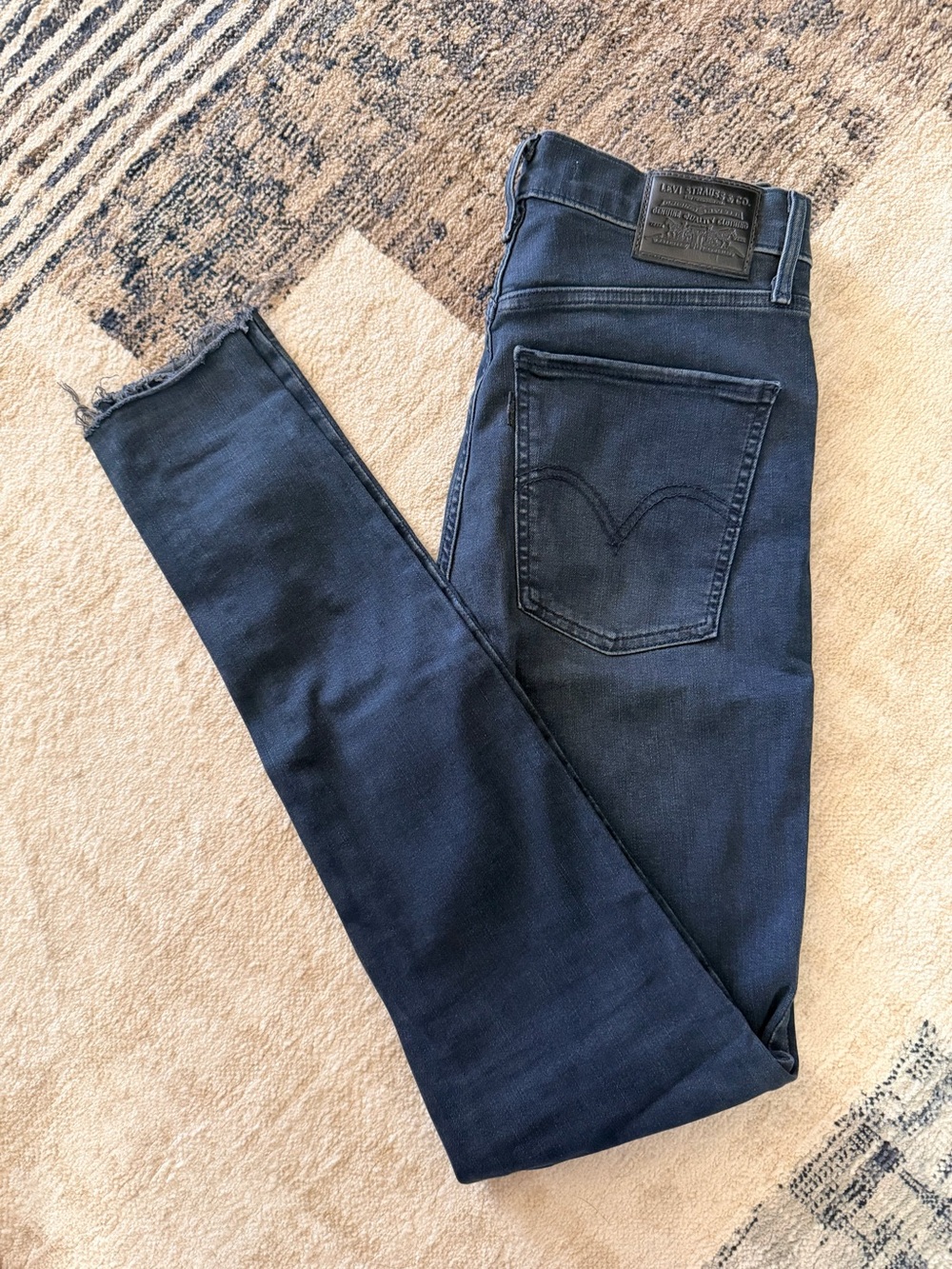 Levi's Dark Blue Denim Jeans